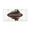 coklat adventure License Plate