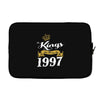 kings are born in 1997 Laptop sleeve