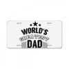 world's greatest dad License Plate
