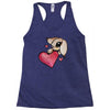 bunny rabbit love Racerback Tank