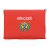 reindeer christmas Accessory Pouches