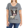 coffee makes me poop Ladies Curvy T-Shirt