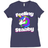 feeling stabby Ladies Fitted T-Shirt
