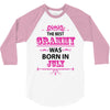 The Best Grammy Was Born In July 3/4 Sleeve Shirt