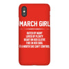 March Girl Hated By Many iPhoneX