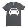 car Ladies Fitted T-Shirt