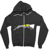 by a nose Zipper Hoodie