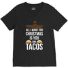 i love you and tacos V-Neck Tee