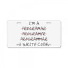 i write code License Plate
