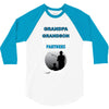 Grandpa And Grandson Fishing Partners For Life 3/4 Sleeve Shirt