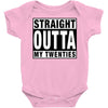 straight outta my twenties Baby Bodysuit