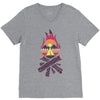 bonfire V-Neck Tee