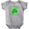 kiss me i't my birthday pi Baby Bodysuit