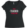 i am a teacher Women's Triblend Scoop T-shirt