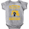 on the 8th day god created the redhead because someone had to have bra Baby Onesie