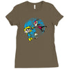 invader spiff Ladies Fitted T-Shirt