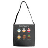 cupcakes Adjustable Strap Totes