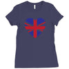 england flag Ladies Fitted T-Shirt
