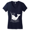 sea unicorns Women's V-Neck T-Shirt