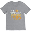 queens are born in october 1969 V-Neck Tee