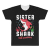 sister shark doo doo doo family matching All Over Men's T-shirt