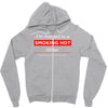 smoking hot writer tee Zipper Hoodie