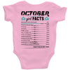 October Girl Facts Libra Baby Onesie