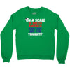 on a scale of one to america how free are you tonight Crewneck Sweatshirt