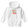 pizza christmas humor Youth Hoodie