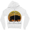 roam sweet roam slouchy Zipper Hoodie