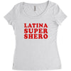 Latina Super Shero Women's Triblend Scoop T-shirt