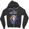 who loves golden retriever. Zipper Hoodie