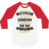 Super Cool Grandson Of A Freaking Awesome Pop Pop 3/4 Sleeve Shirt