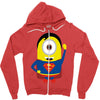 minion parody superman Zipper Hoodie