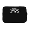 made in 1975 birthday celebration funny party Laptop sleeve