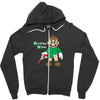 breaking bricks Zipper Hoodie