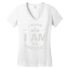 i know i am difficult ski mountain Women's V-Neck T-Shirt