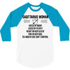 Sagittarius Woman 3/4 Sleeve Shirt