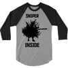 fortnite sniper inside 3/4 Sleeve Shirt