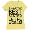 sister joke Ladies Fitted T-Shirt
