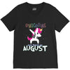 Born Unicorns-Born August V-Neck Tee