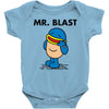 mr. blast Baby Onesie