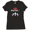 inspire one Ladies Fitted T-Shirt
