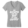 The Biceps Are The Key To This Outfit Women's V-Neck T-Shirt