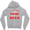 it's the most wonderful time for a beer Zipper Hoodie