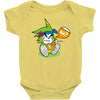 rufu  the green wolf Baby Onesie
