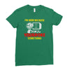 i'm here because you broke something Ladies Fitted T-Shirt