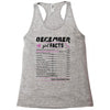 December Girl Facts Sagittarius Racerback Tank