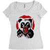 angry panda Women's Triblend Scoop T-shirt