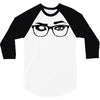 glasses 3/4 Sleeve Shirt